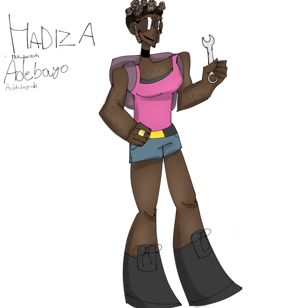 Hadiza Adebayo (TF Human OC)