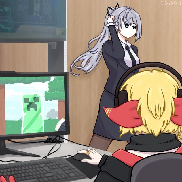 Kaela got distracted by Zeta