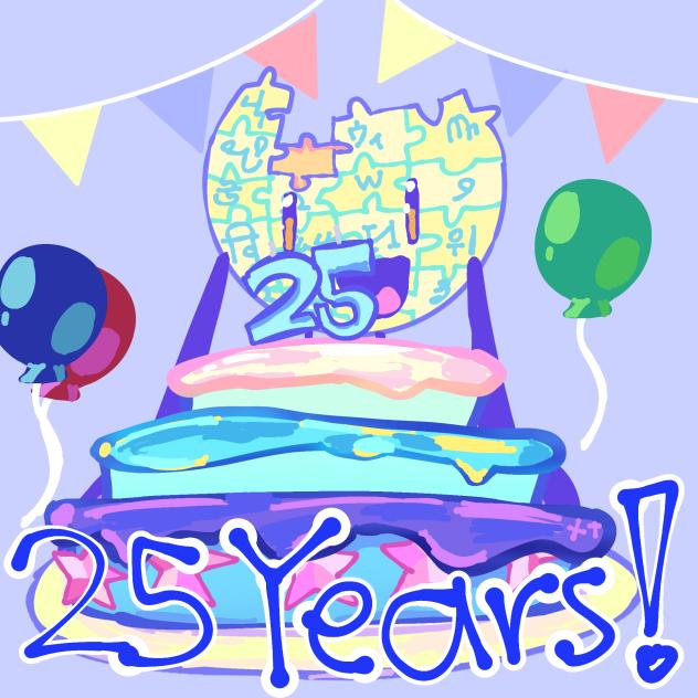 Wikipedia's 25th Birthday