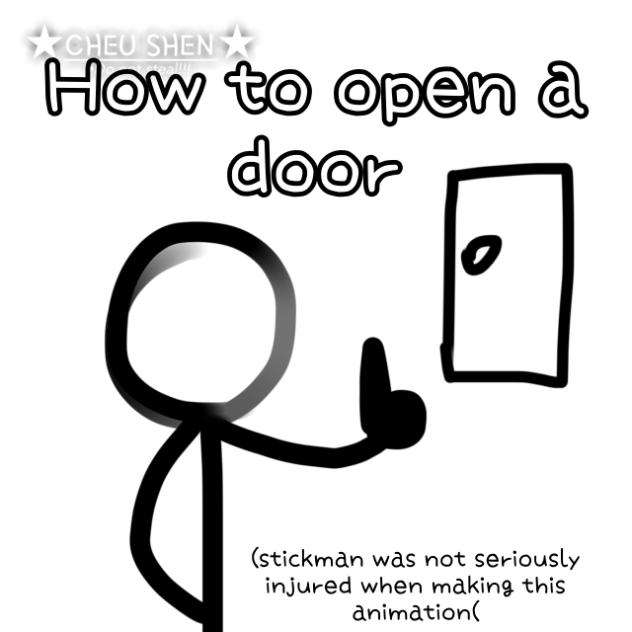 Throw Stickman At Door - Test 1a