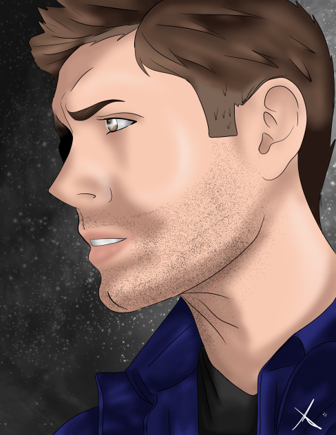 Jensen Ackles anime style