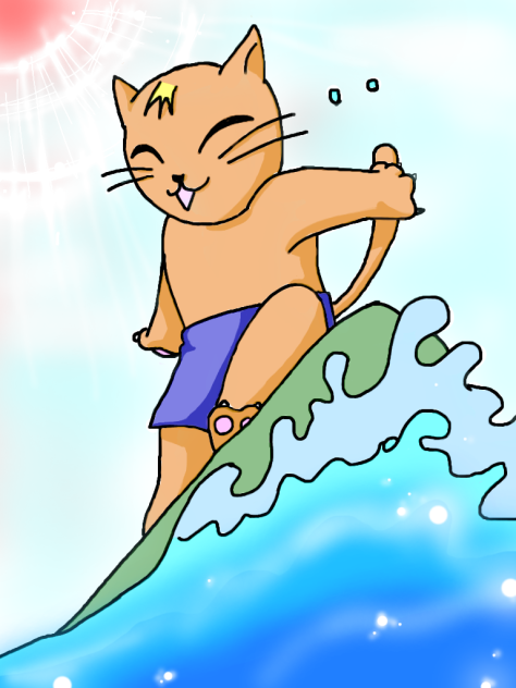 波乗りニャニー
