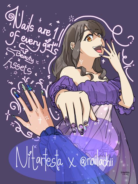 Me & @nailachii Selfie 6(Colored)