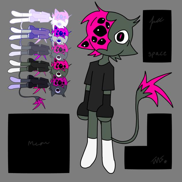 Random char design