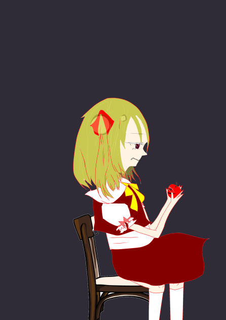 りんごとフラン（羽なし）