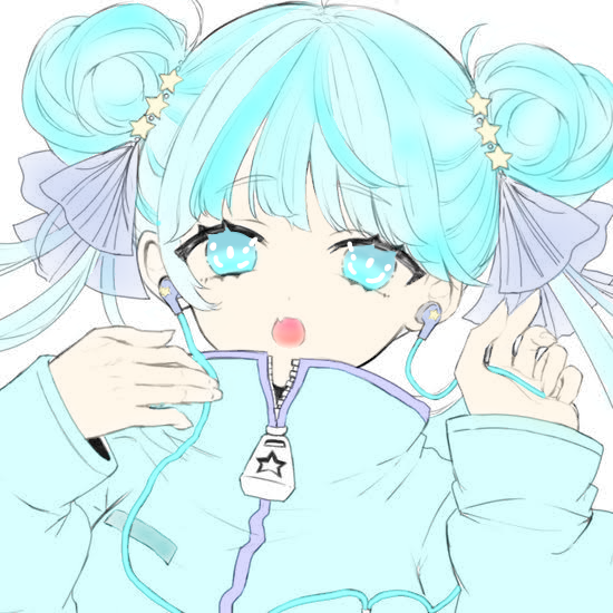 水色女子