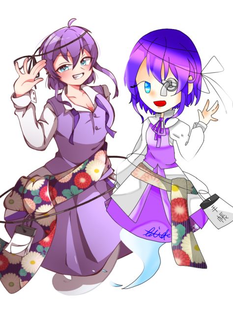 姉とオリキャラ描いたったー