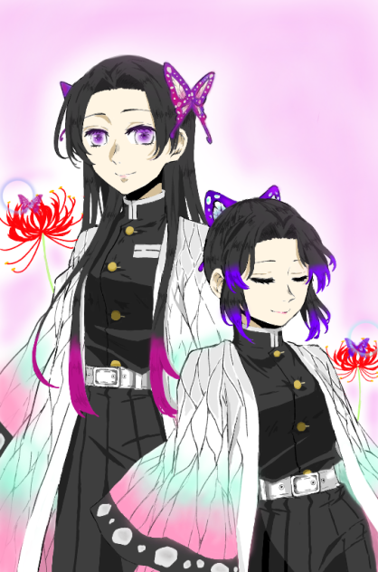 胡蝶しのぶ 胡蝶カナエ