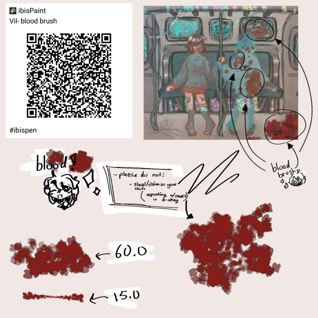 dry blood brush! ibisPaint