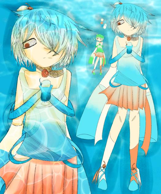 Melon Melon soda-Chan (Ref Sheet)