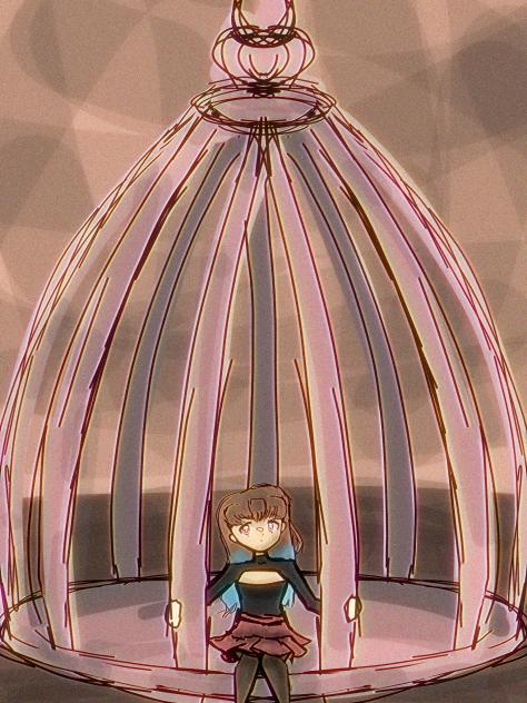 Smurf-proof cage - doodle