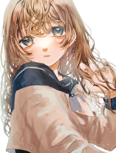 癖っ毛の女の子