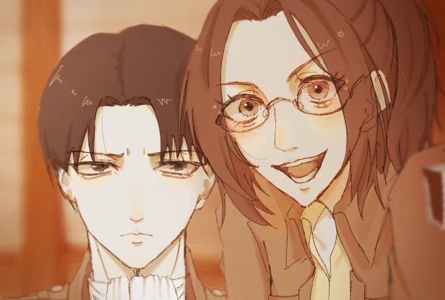 兵長とハンジさん