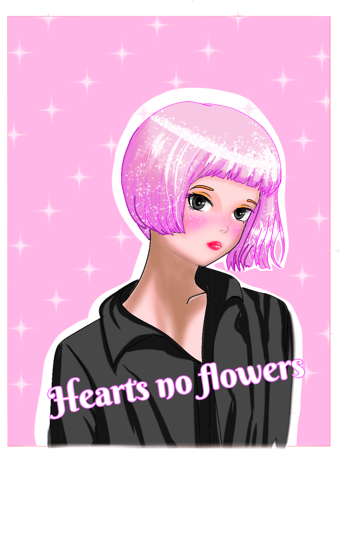 Hearts no flowers ibisPaint