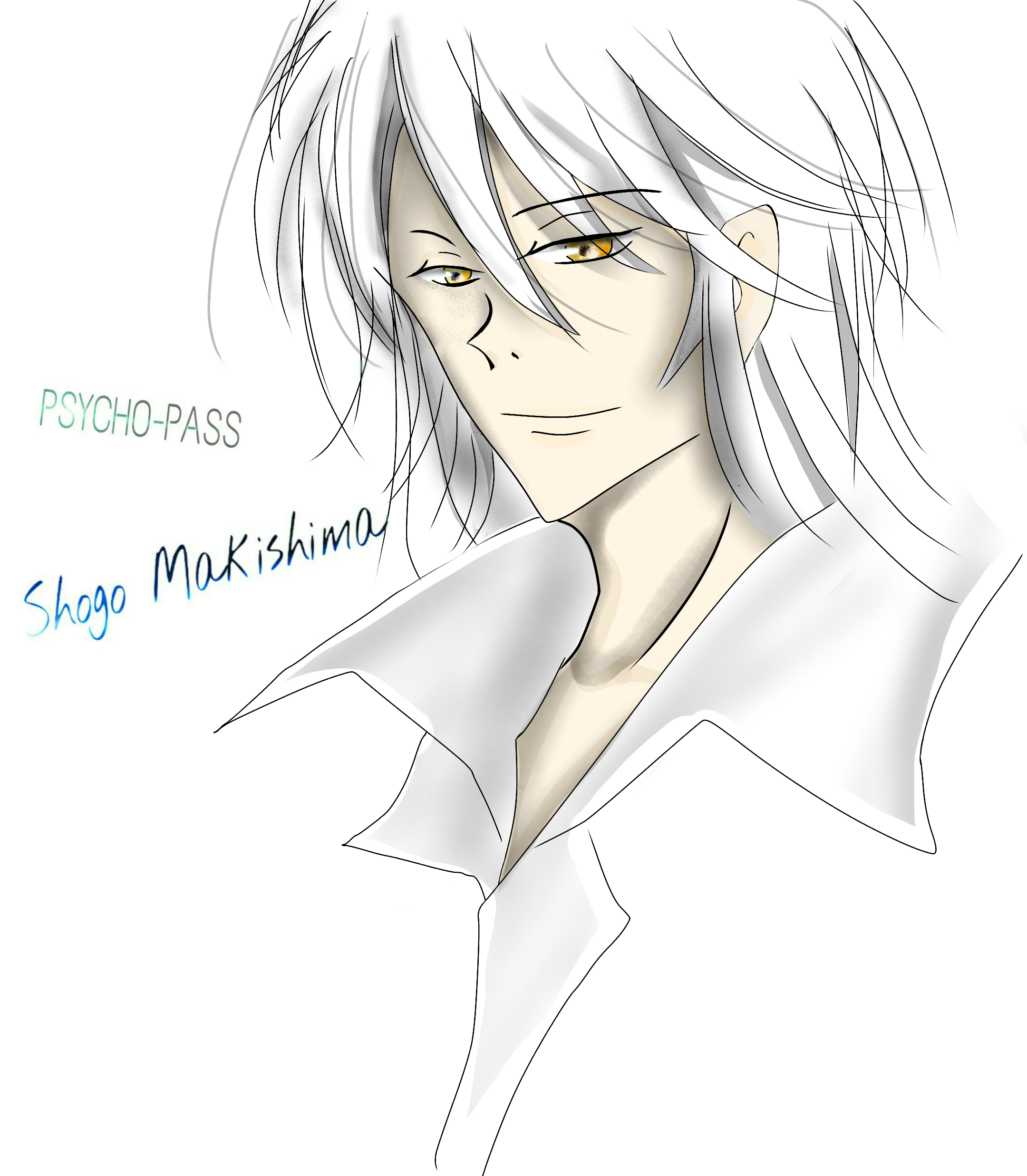 槙島聖護 Psycho Pass Ibispaint