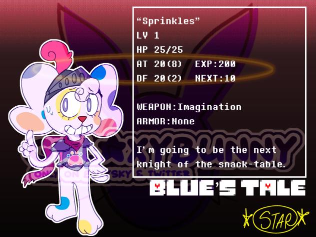 Blue’sTale Au “Sprinkle’s Stats”