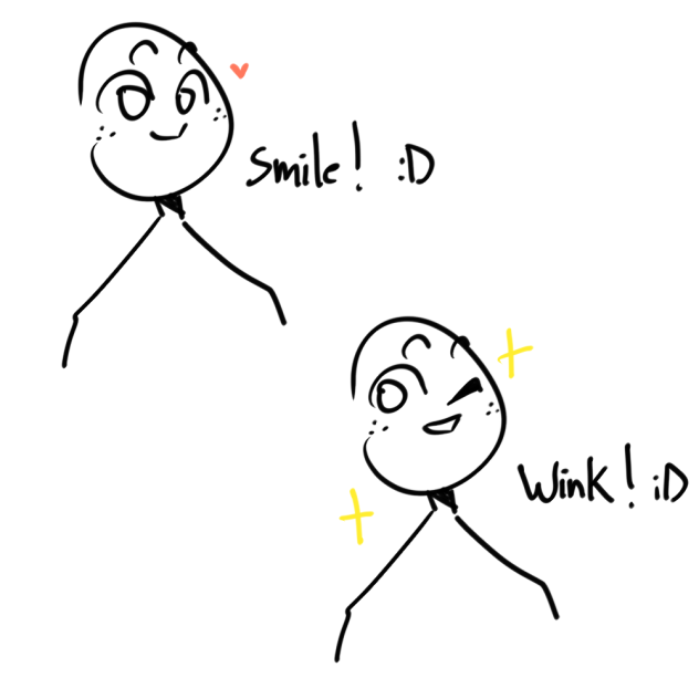 smile, wink !