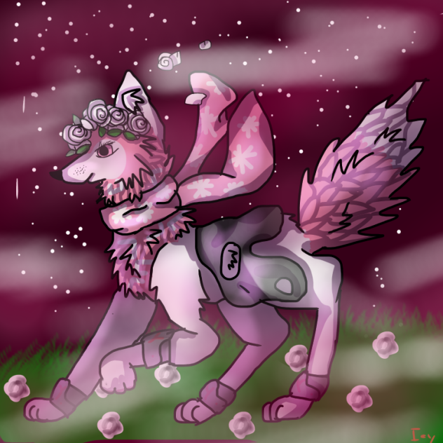 wolfeyblossemgaming art contest entry!