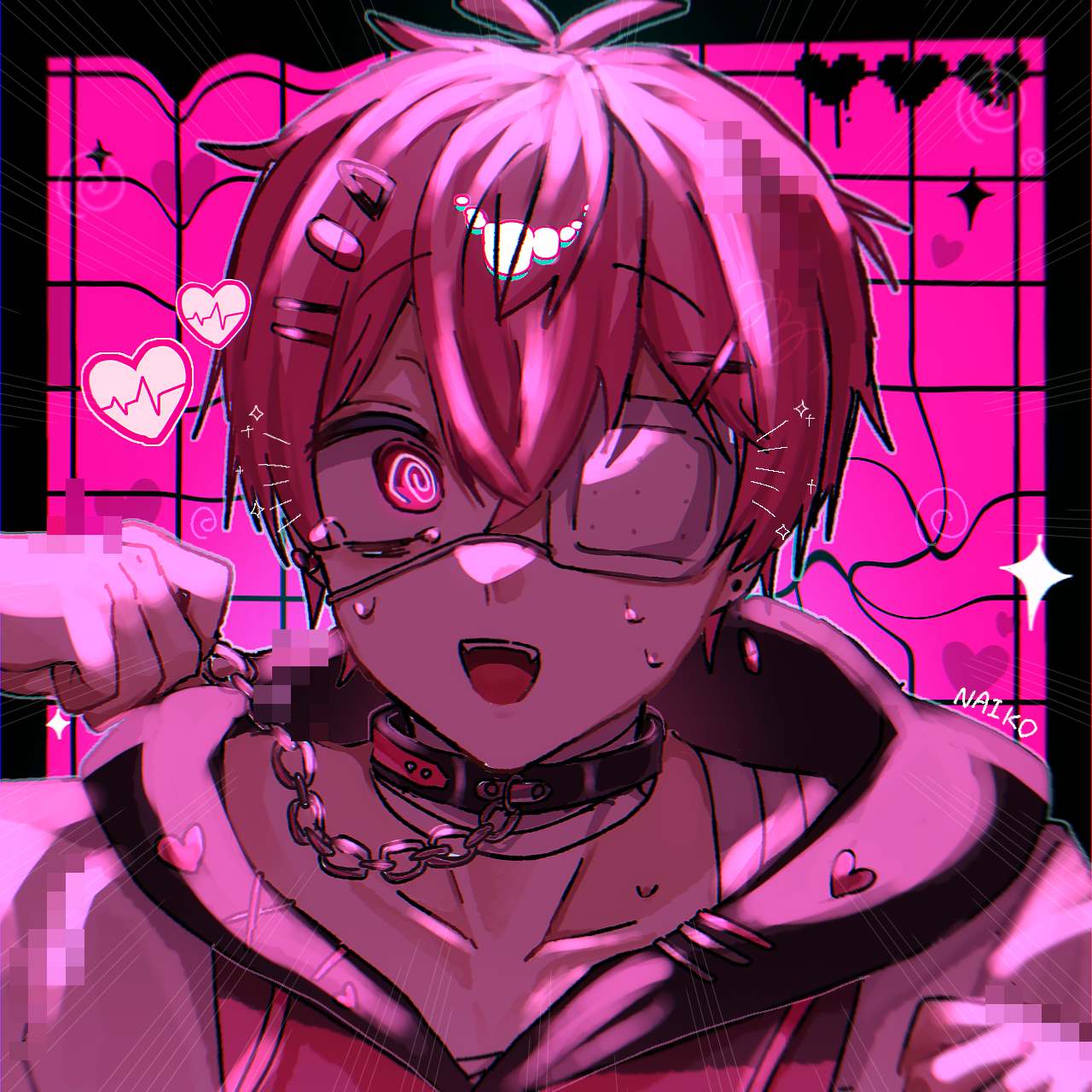 ホ*ビ様 手描きイラスト ピンク ホ*ビ様 手描きイラスト ピンク べぇ