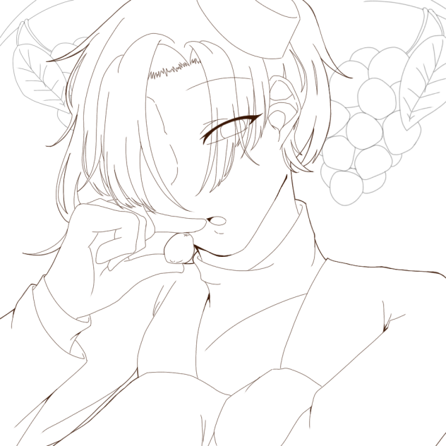 mnちゃん線画