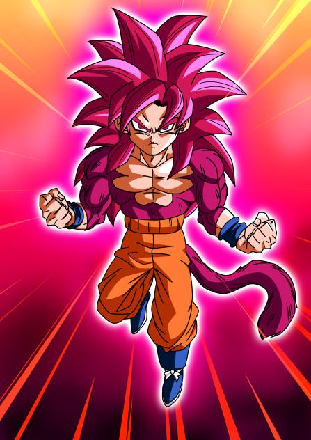 ドラゴンボール 4大超サイヤ人 孫悟空 超サイヤ人4 (DAIMA) アナログ風 #db #dbz #dbgt #dbs
