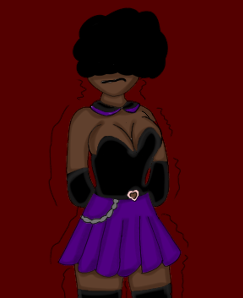 My oc Lee he they in a dress
