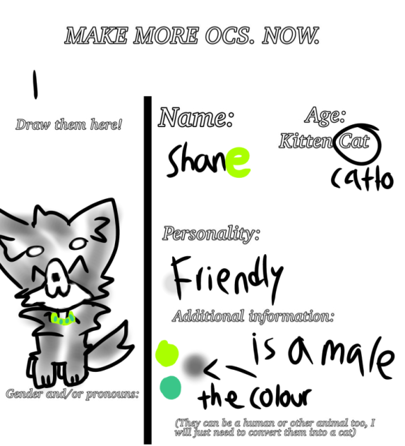 I made u a oc NOw lol