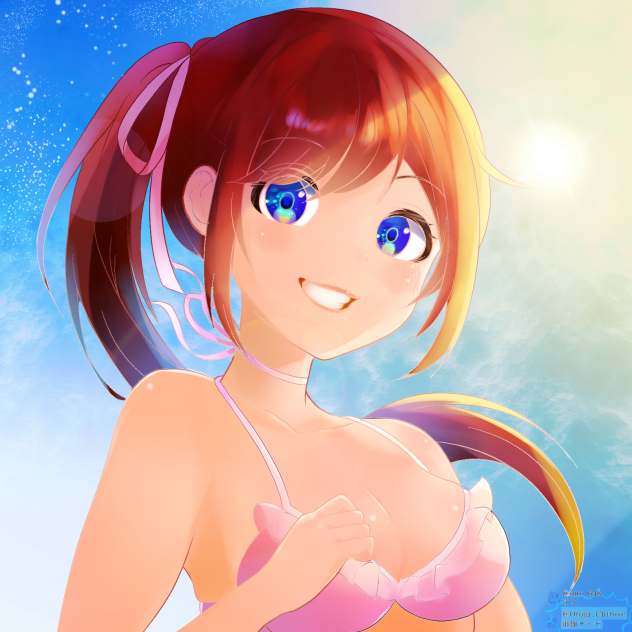 御伽チトセさんの線画お借りしました！