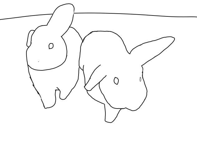 Sketch of my bunnies - ibisPaint
