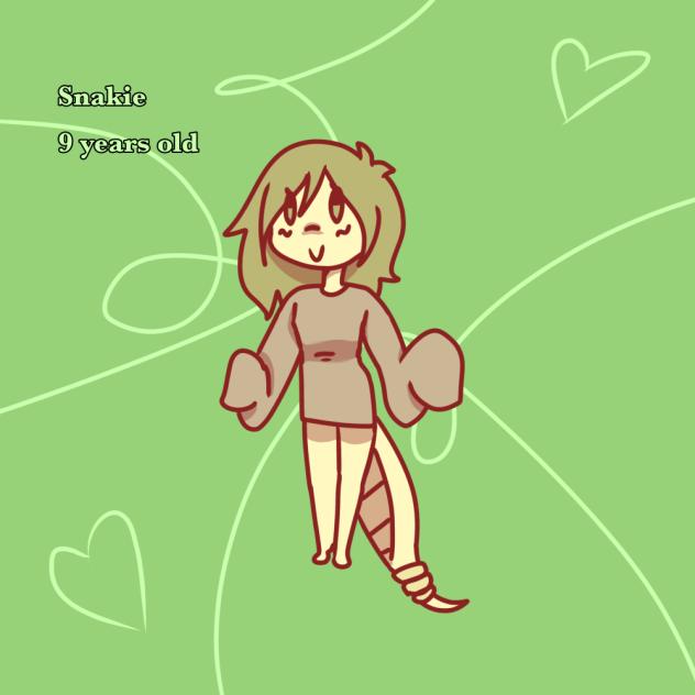 A cute rattle snake - ibisPaint