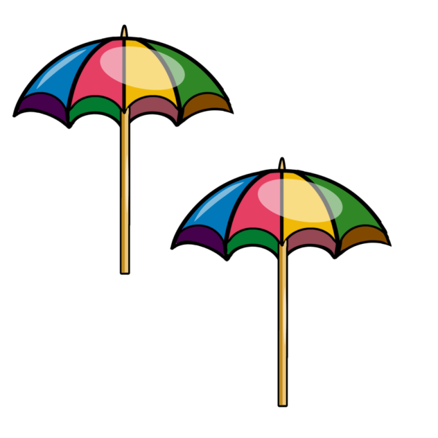 Beach umbrella