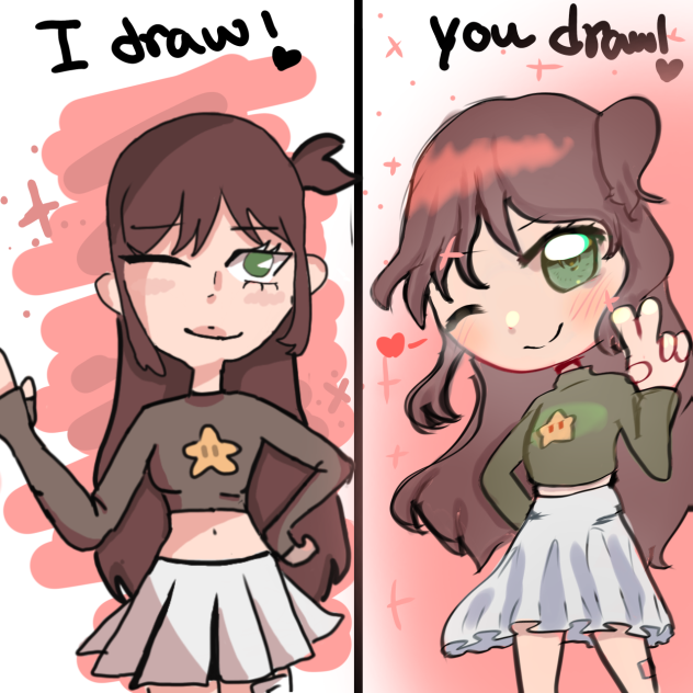 U draw I draw collab with sanam shadeen