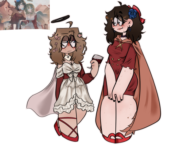 Ai art turned into Oc’s