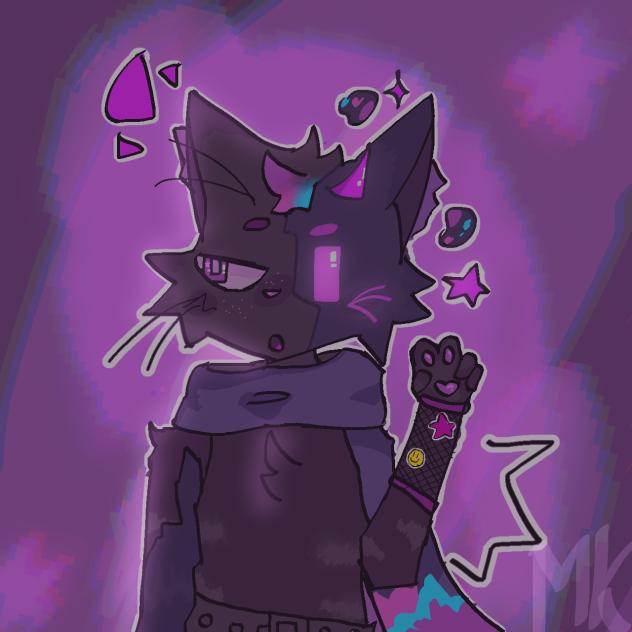 My fursona - Echo! 🌌💜