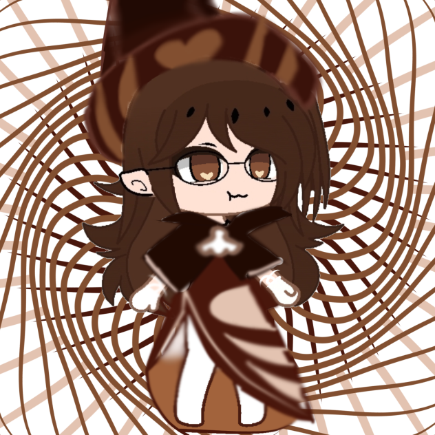 if my oc was cosplaying as latte cookie