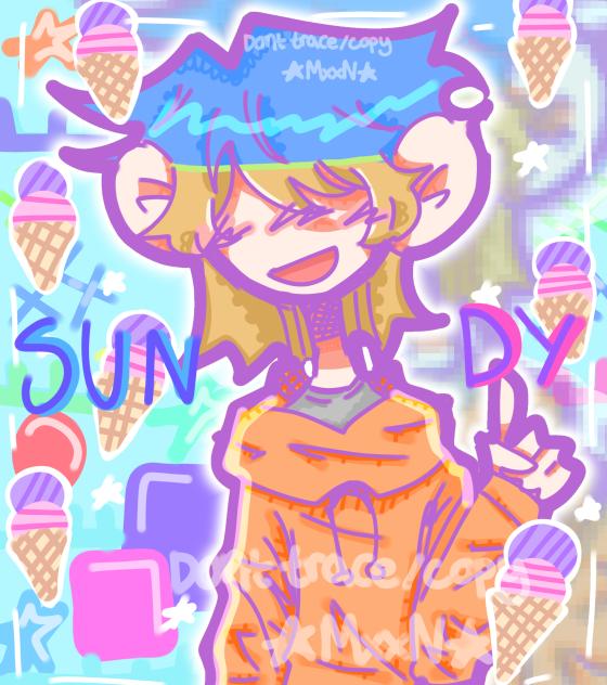Sundy my new oc lol