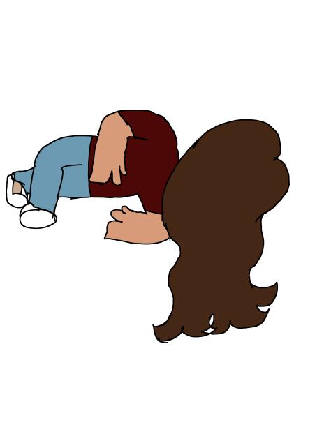 peter griffin dead pose - ibisPaint