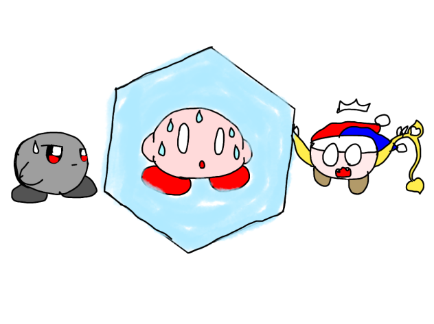 こおりずけのカービィ