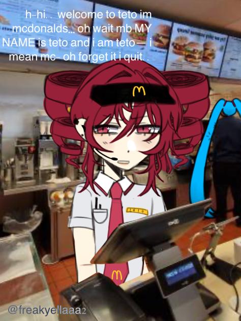mcdoland te too (help her…….)