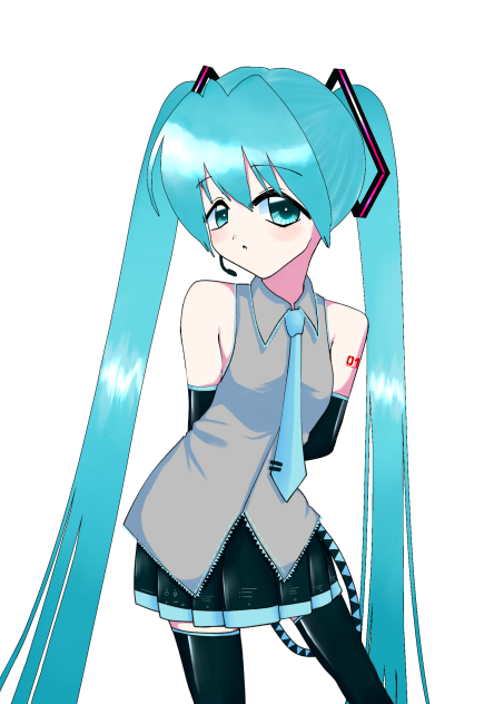Hatsune Miku 描いたよ〰︎