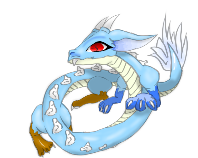 drawing a Noodle (Dragon)