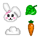 Pixels sticker