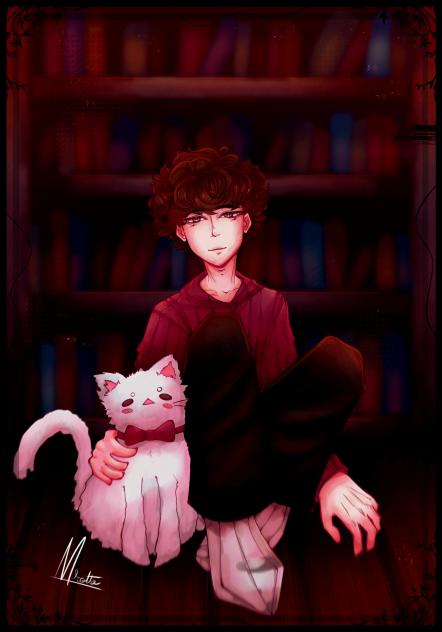 Mrcatto and the cat