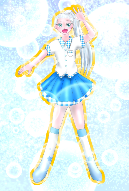 カルピスソーダを擬人化してみた