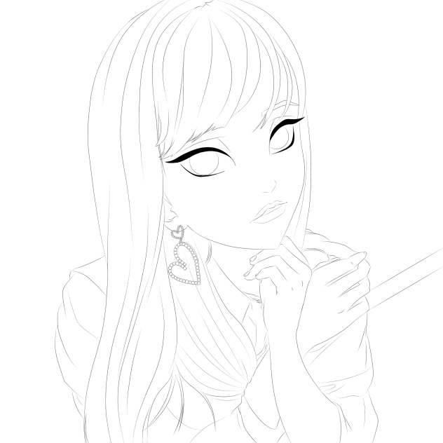 蕭幼貞(丸子) Lineart