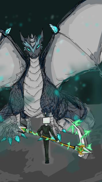 Dragon and robot 🐲🤖 - ibisPaint
