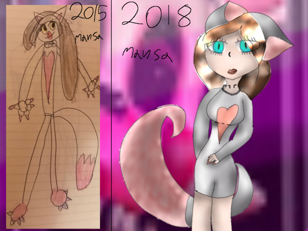 ( Speed paint ) mansa. 2015 vs 2018 - ibisPaint
