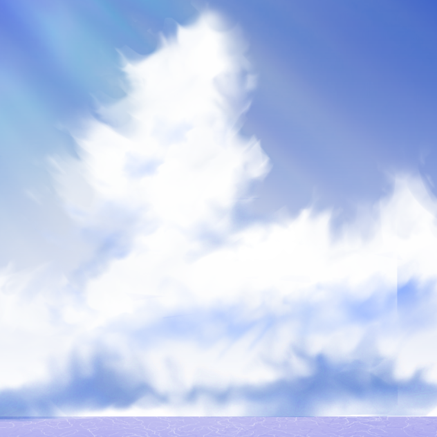 めいきんぐ背景、雲２