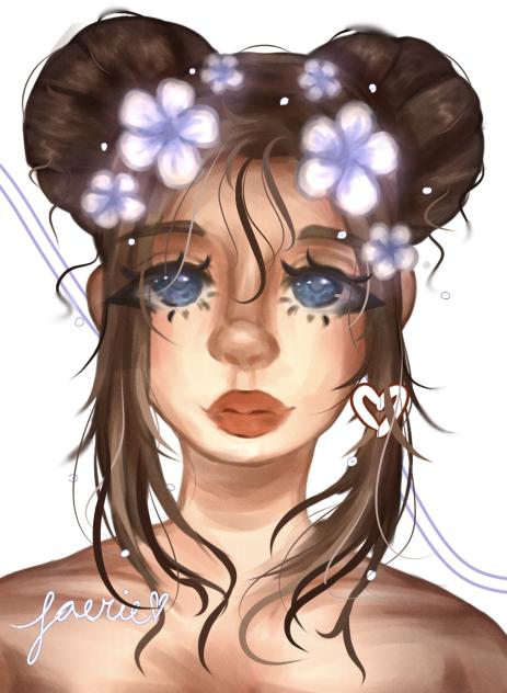 🦋🌸 portrait - ibisPaint