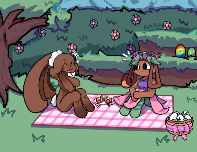 🥚Cocoa & Bassie is Picnic!! ☕️ 1l2